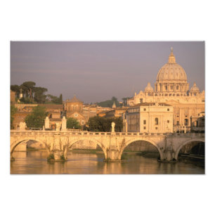 Europa, Italië, Rome, Het Vaticaan. Basiliek San Foto Afdruk