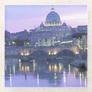 Europa, Italië, Rome, Het Vaticaan. Sint-Pieter Glazen Onderzetter