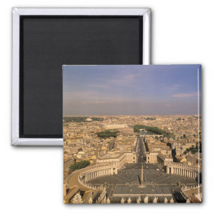 Europa, Italië, Rome, het Vaticaan. Uitzicht uit S Magneet