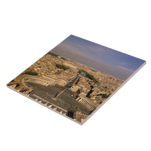 Europa, Italië, Rome, het Vaticaan. Uitzicht uit S Tegeltje (Zijkant)