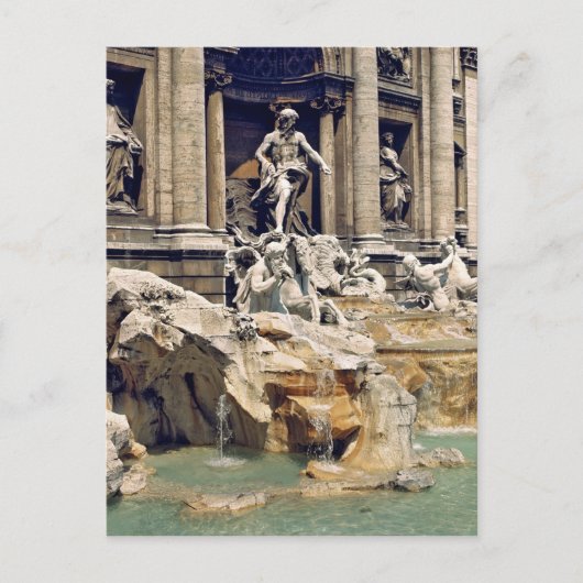 Europa, Italië, Rome. Munten strooisel onderaan Briefkaart (Voorkant)