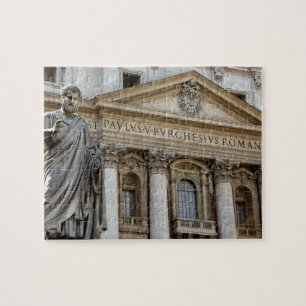 Europa, Italië, Rome. Sint-Pietersbasiliek Legpuzzel