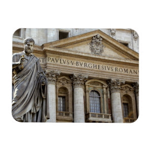 Europa, Italië, Rome. St. Peter's Basilica (ook b Magneet