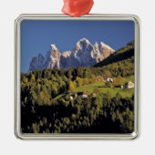 Europa, Italië, San Pietro. De groep Odle Metalen Ornament (Voorkant)