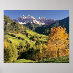 Europa, Italië, Santa Magdalena. Het kleine Poster