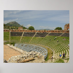 Europa, Italië, Sicilië, Taormina. 3e eeuw 2 Poster