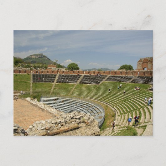 Europa, Italië, Sicilië, Taormina. derde eeuw 2 Briefkaart (Voorkant)