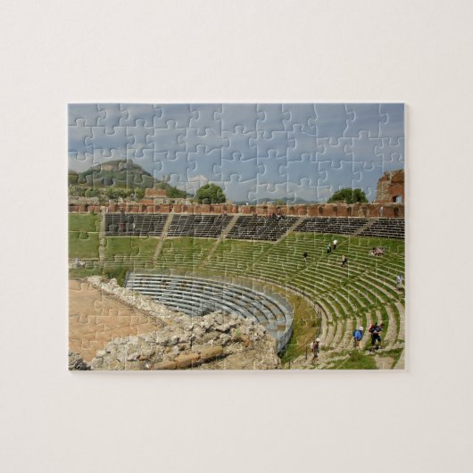 Europa, Italië, Sicilië, Taormina. derde eeuw 2 Legpuzzel (Horizontaal)