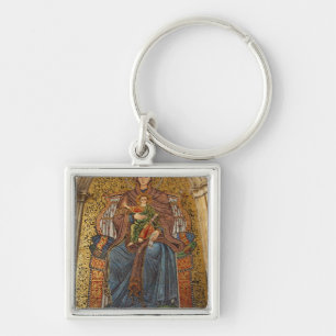 Europa, Italië, Sicilië, Taormina. Madonna & kind Sleutelhanger