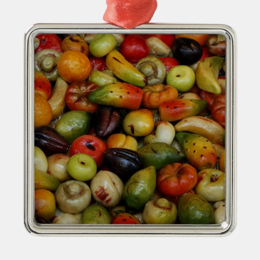 Europa, Italië, Sicilië, Taormina. Traditioneel 3 Metalen Ornament (Voorkant)