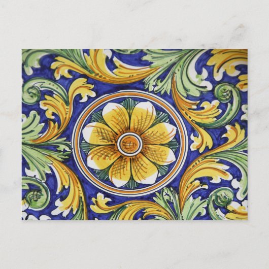 Europa, Italië, Sicilië, Taormina. Traditioneel 4 Briefkaart (Voorkant)