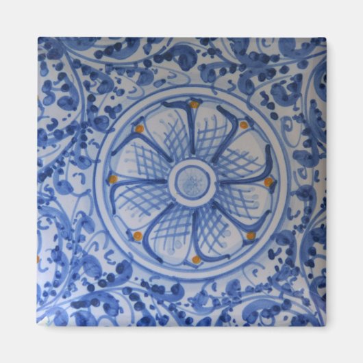 Europa, Italië, Sicilië, Taormina. Traditioneel 5 Magneet (Voorkant)