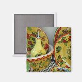 Europa, Italië, Sicilië, Taormina. Traditioneel 8 Magneet (Voorkant / Achterkant)