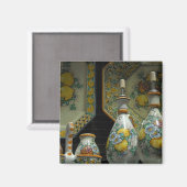 Europa, Italië, Sicilië, Taormina. Traditionele 7 Magneet (Voorkant / Achterkant)