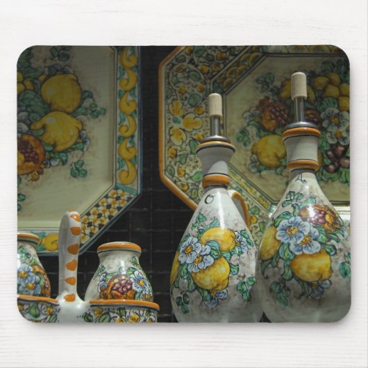 Europa, Italië, Sicilië, Taormina. Traditionele 7 Muismat (Voorkant)