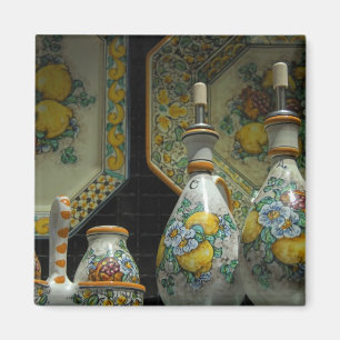 Europa, Italië, Sicilië, Taormina. Traditionele  Magneet