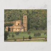 Europa, Italië, Toscane. Abbazia di Sant'Antimo Briefkaart (Voorkant)