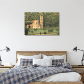 Europa, Italië, Toscane. Abbazia di Sant'Antimo Canvas Afdruk (Insitu (Slaapkamer))