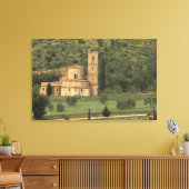 Europa, Italië, Toscane. Abbazia di Sant'Antimo Canvas Afdruk (Insitu (Woonkamer))