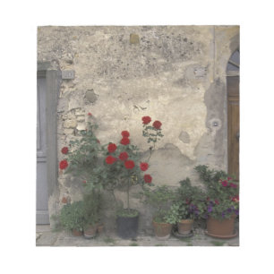 Europa, Italië, Toscane, Chianti, Toscaanse deur; Notitieblok