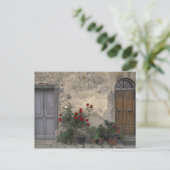 Europa, Italië, Toscane, Chianti, Toscaanse deurop Briefkaart (Staand voorkant)