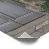 Europa, Italië, Toscane, Chianti, Toscaanse deurop Poster (Hoek)