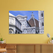 Europa, Italië, Toscane, Florence. Piazza del 2 Canvas Afdruk (Insitu (Woonkamer))