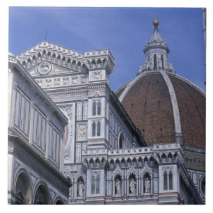 Europa, Italië, Toscane, Florence. Piazza del 2 Tegeltje