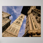 Europa, Italië, Toscane, Florence. Piazza del 3 Poster (Voorkant)