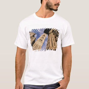 Europa, Italië, Toscane, Florence. Piazza del 3 T-shirt