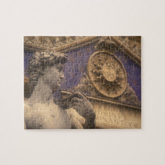 Europa, Italië, Toscane, Florence, Piazza della Legpuzzel (Horizontaal)