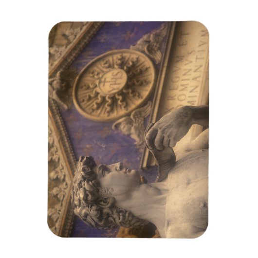 Europa, Italië, Toscane, Florence, Piazza della Magneet (Verticaal)