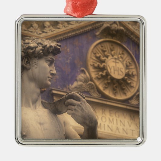 Europa, Italië, Toscane, Florence, Piazza della Metalen Ornament (Voorkant)