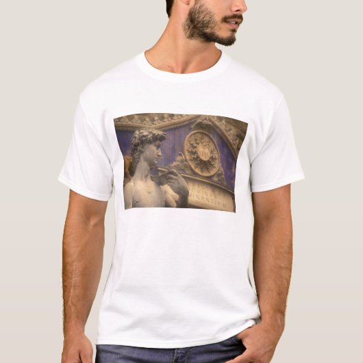 Europa, Italië, Toscane, Florence, Piazza della T-shirt (Voorkant)