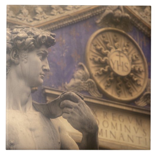 Europa, Italië, Toscane, Florence, Piazza della Tegeltje (Voorkant)