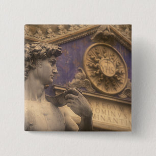 Europa, Italië, Toscane, Florence, Piazza della Vierkante Button 5,1 Cm
