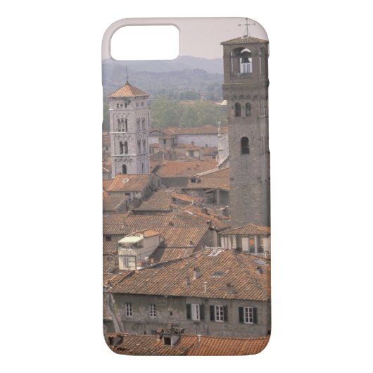 Europa, Italië, Toscane, Lucca, Town panorama Case-Mate iPhone Case (Achterkant)
