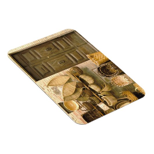 Europa, Italië, Toscane, Montalcino. Basket Magneet (Rechterzijde)