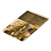 Europa, Italië, Toscane, Montalcino. Basket Magneet (Linkerzijde)