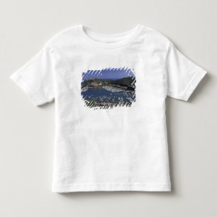 Europa, Italië, Toscane, Porto Ercole, Uitzicht op Kinder Shirts