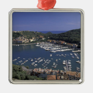 Europa, Italië, Toscane, Porto Ercole, Uitzicht op Metalen Ornament