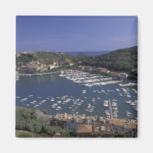 Europa, Italië, Toscane, Porto Ercole, Uitzicht v Magneet