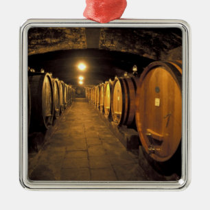 Europa, Italië, Toscane regio. Chianti-kelders Metalen Ornament