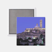 Europa, Italië, Toscane, Siena. 13e C. Duomo en Magneet (Voorkant / Achterkant)