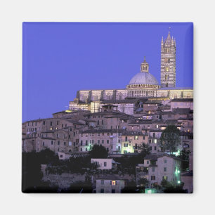 Europa, Italië, Toscane, Siena. 13e E. Duomo en Magneet