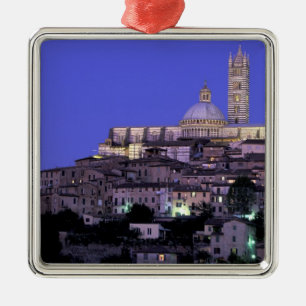 Europa, Italië, Toscane, Siena. 13e E. Duomo en Metalen Ornament