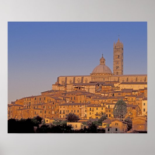Europa, Italië, Toscane, Siena. 13e eeuw 3 Poster (Voorkant)