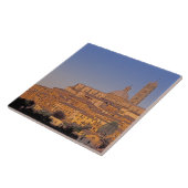 Europa, Italië, Toscane, Siena. 13e eeuw 3 Tegeltje (Zijkant)