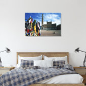 Europa, Italië, Toscane, Siena. Piazza del Canvas Afdruk (Insitu (Slaapkamer))