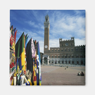 Europa, Italië, Toscane, Siena. Piazza del Magneet